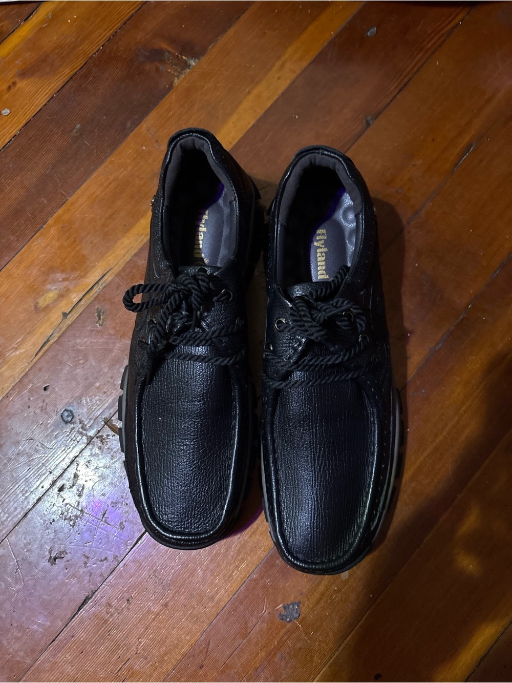 Men's Black Lace-Up Casual Sneakers